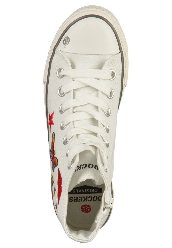Dockers Sneaker Canvas Weiß - surf4shoes
