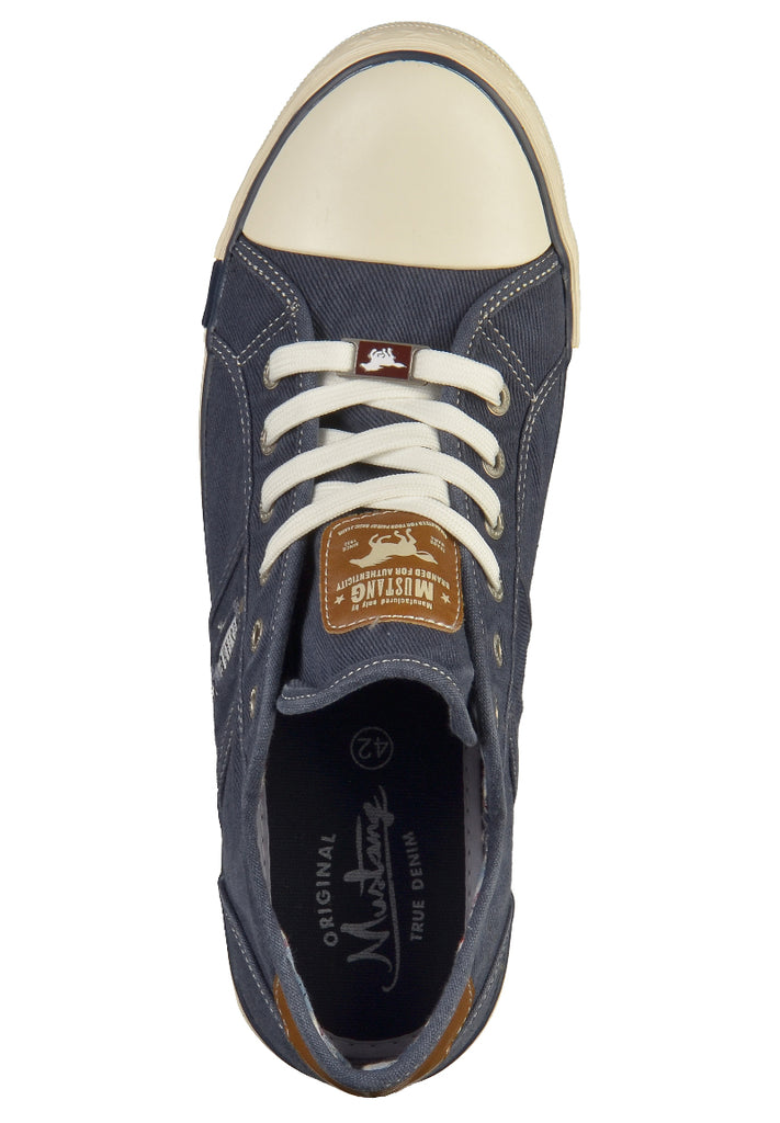 Mustang Sneaker Canvas Dunkelblau - surf4shoes