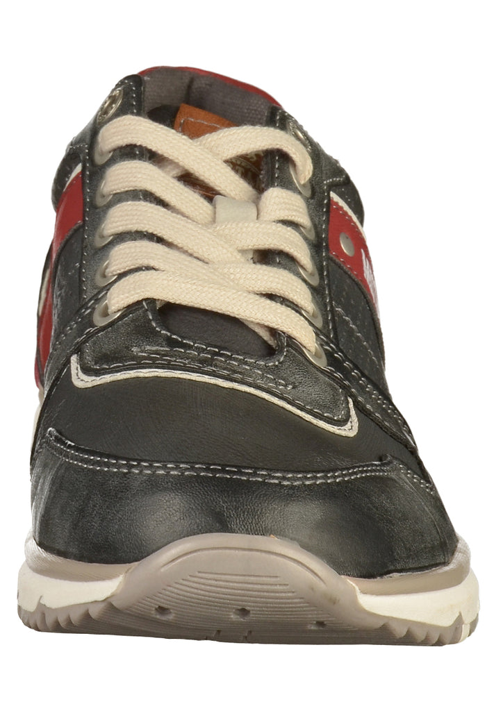 Mustang Sneaker Lederimitat Dunkelgrau - surf4shoes