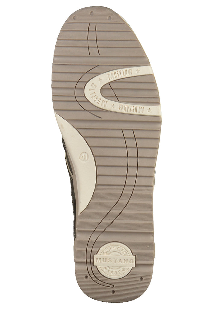 Mustang Sneaker Lederimitat Dunkelgrau - surf4shoes