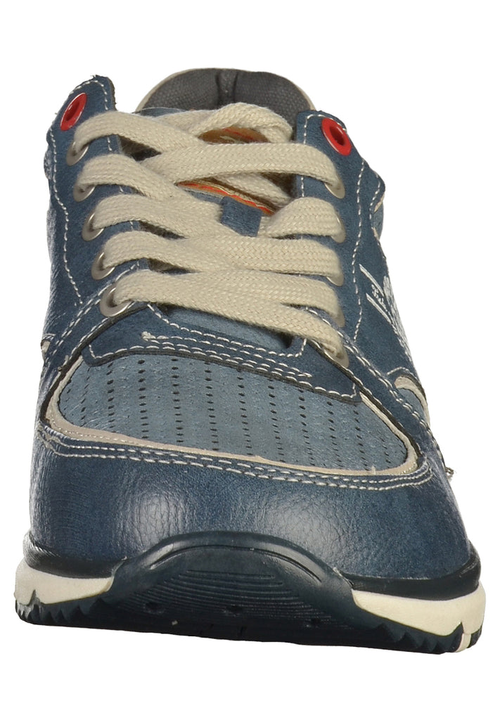Mustang Sneaker Lederimitat Blau - surf4shoes