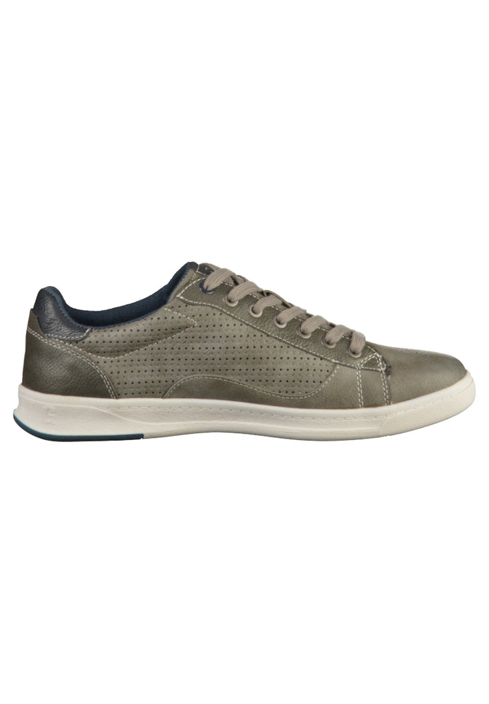 Mustang Sneaker Lederimitat Dunkelgrau - surf4shoes