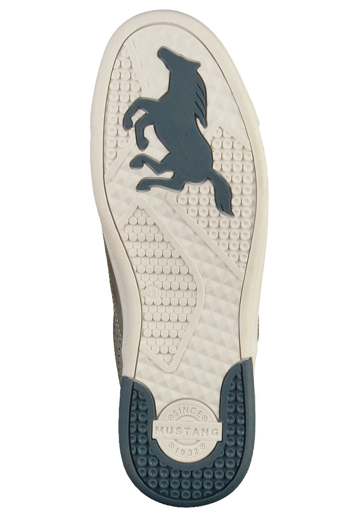 Mustang Sneaker Lederimitat Dunkelgrau - surf4shoes