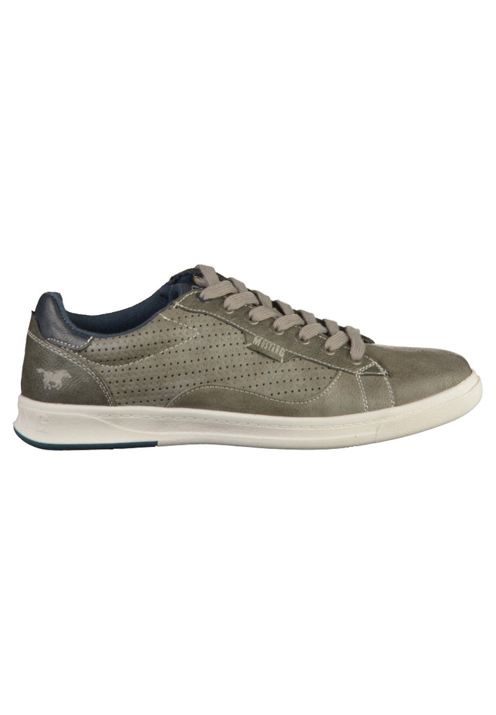 Mustang Sneaker Lederimitat Dunkelgrau - surf4shoes