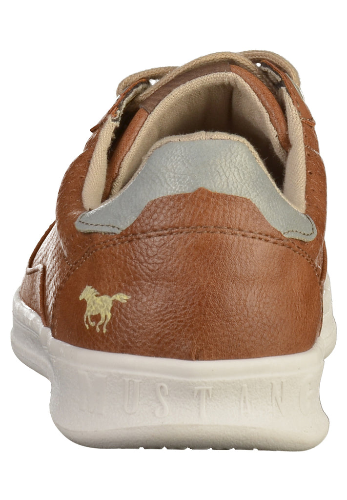 Mustang Sneaker Lederimitat Kastanie - surf4shoes
