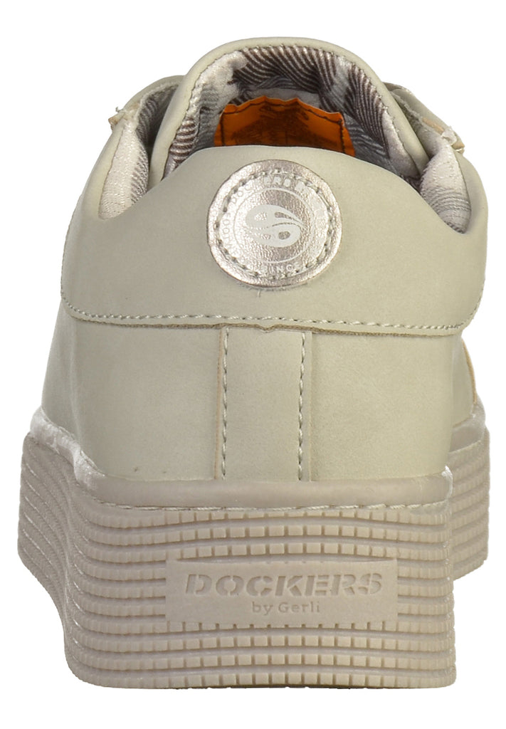 Dockers Sneaker Lederimitat Hellgrau - surf4shoes