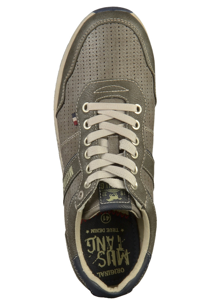 Mustang Sneaker Lederimitat Grau - surf4shoes