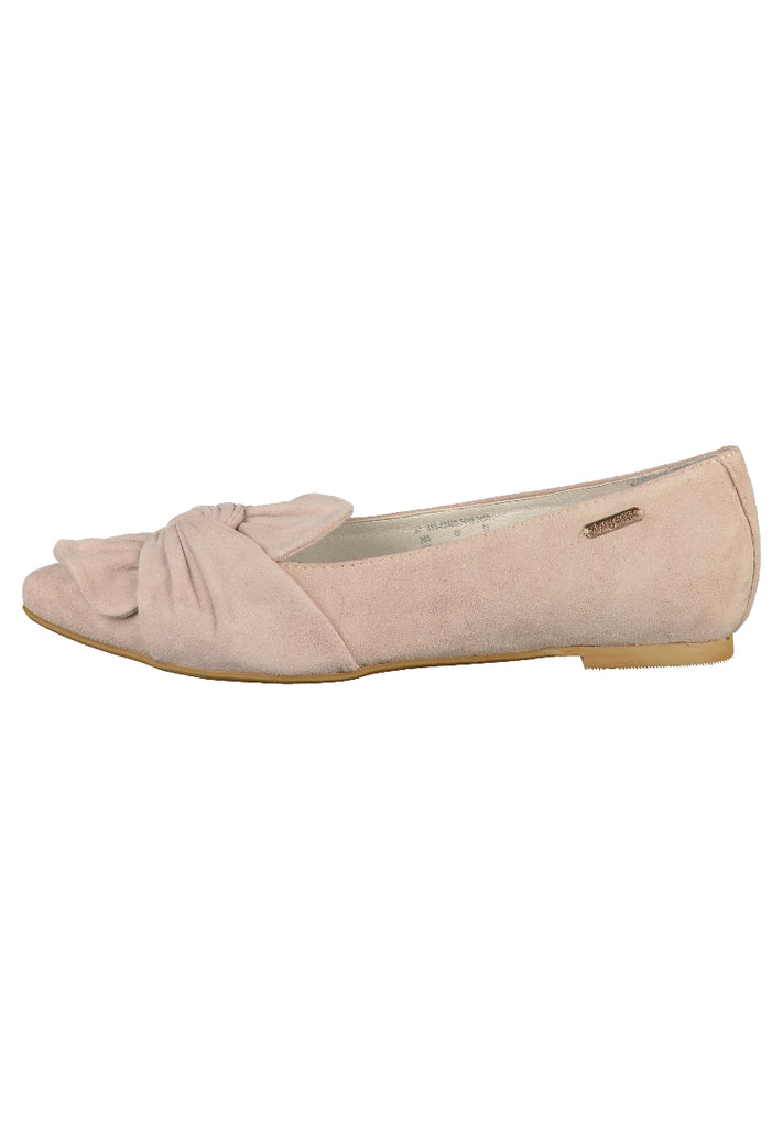 Bugatti Ballerinas Veloursleder Rose - surf4shoes