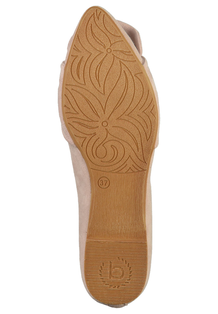 Bugatti Ballerinas Veloursleder Rose - surf4shoes