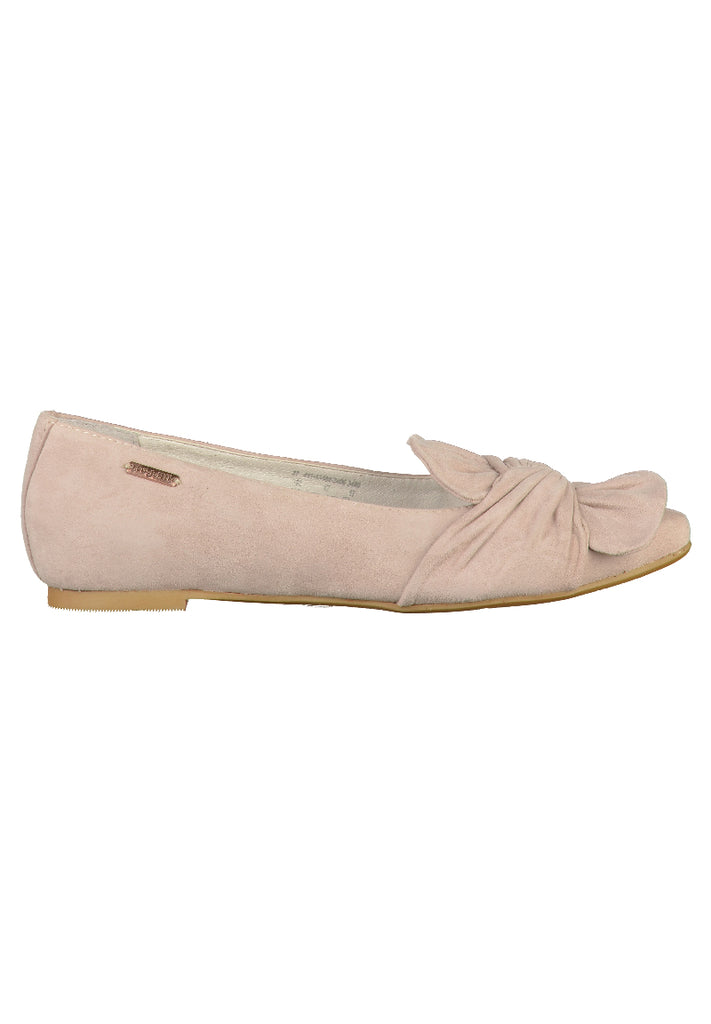 Bugatti Ballerinas Veloursleder Rose - surf4shoes