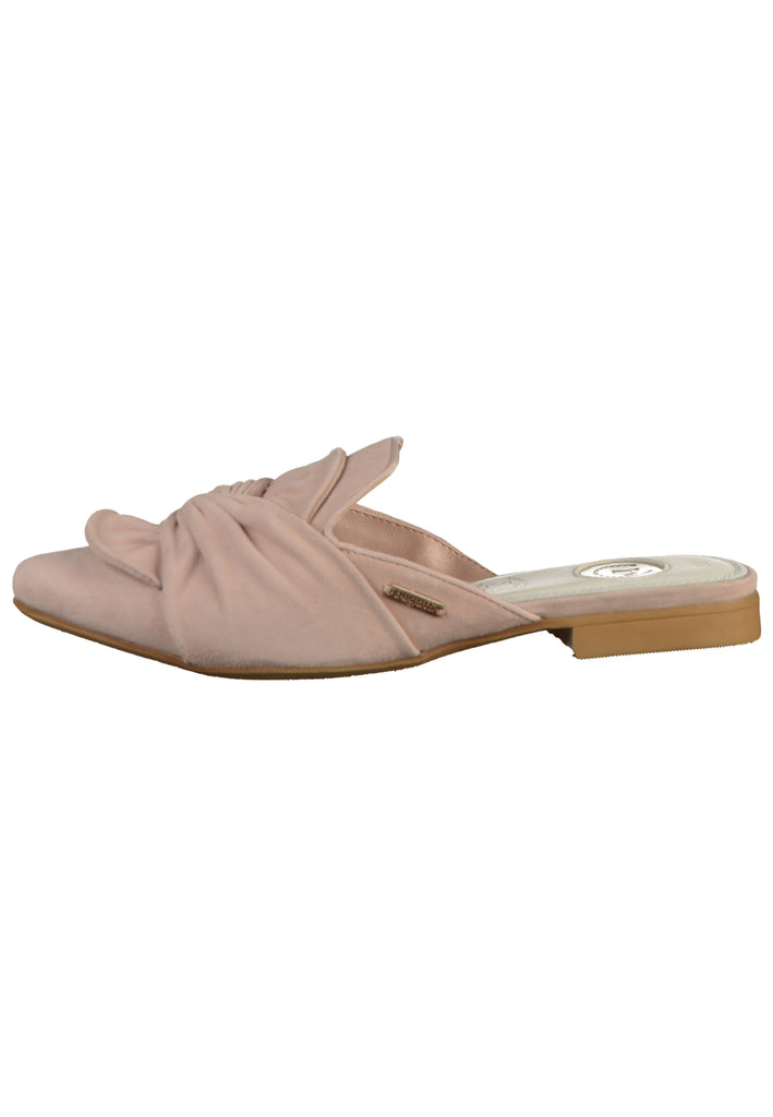 Bugatti Pantoletten Veloursleder Rose - surf4shoes