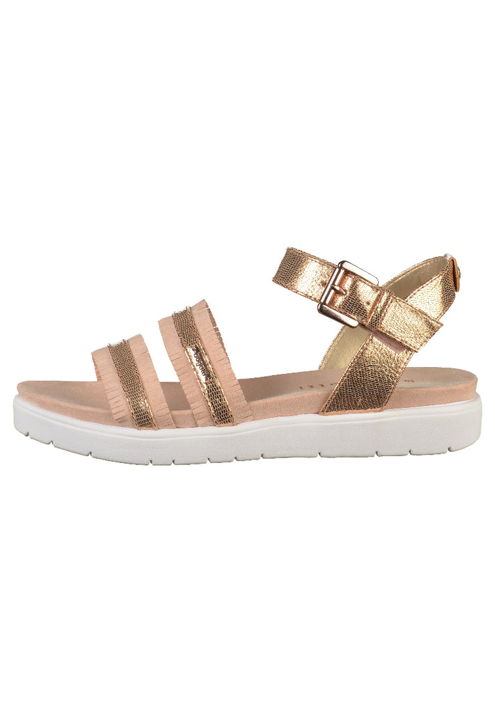 Bugatti Sandalen Lederimitat/Textil Rose - surf4shoes