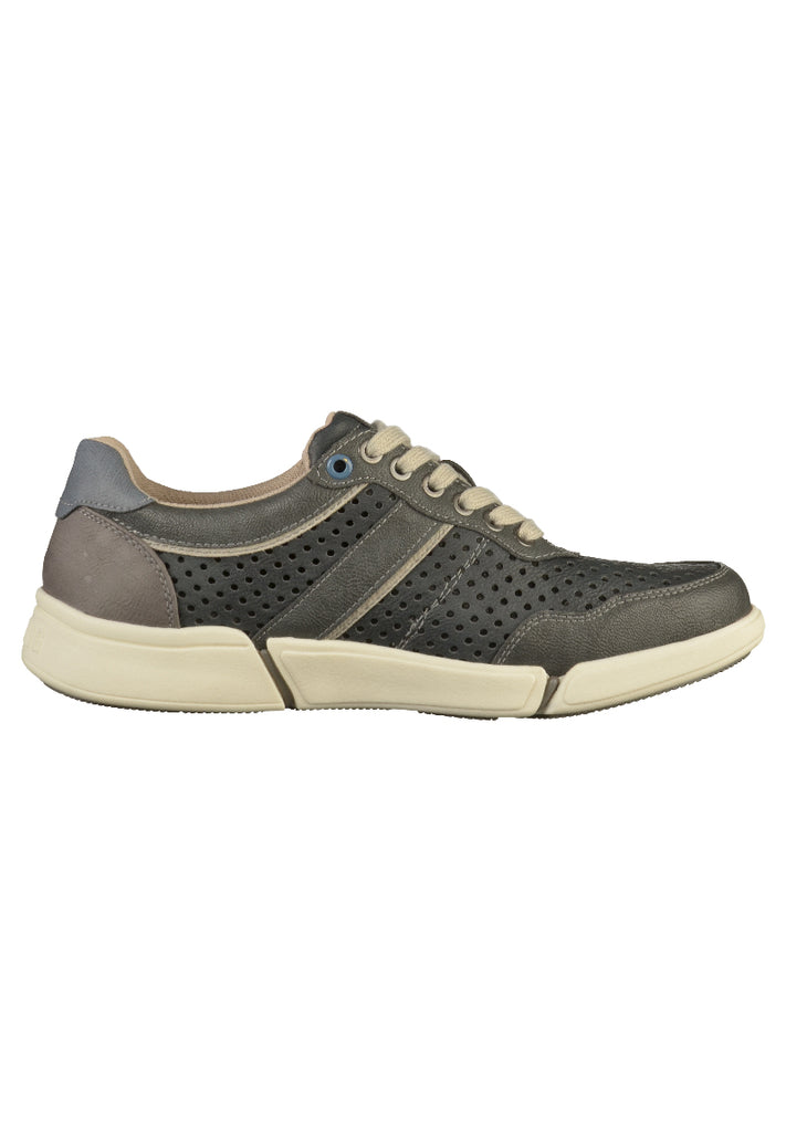 Mustang Sneaker Lederimitat Grau - surf4shoes