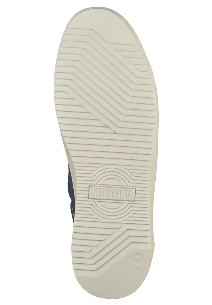 Mustang Sneaker Lederimitat Dunkelblau - surf4shoes