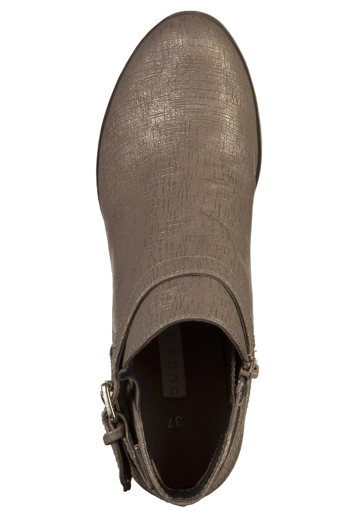 Bugatti Stiefelette Lederimitat Taupe - surf4shoes