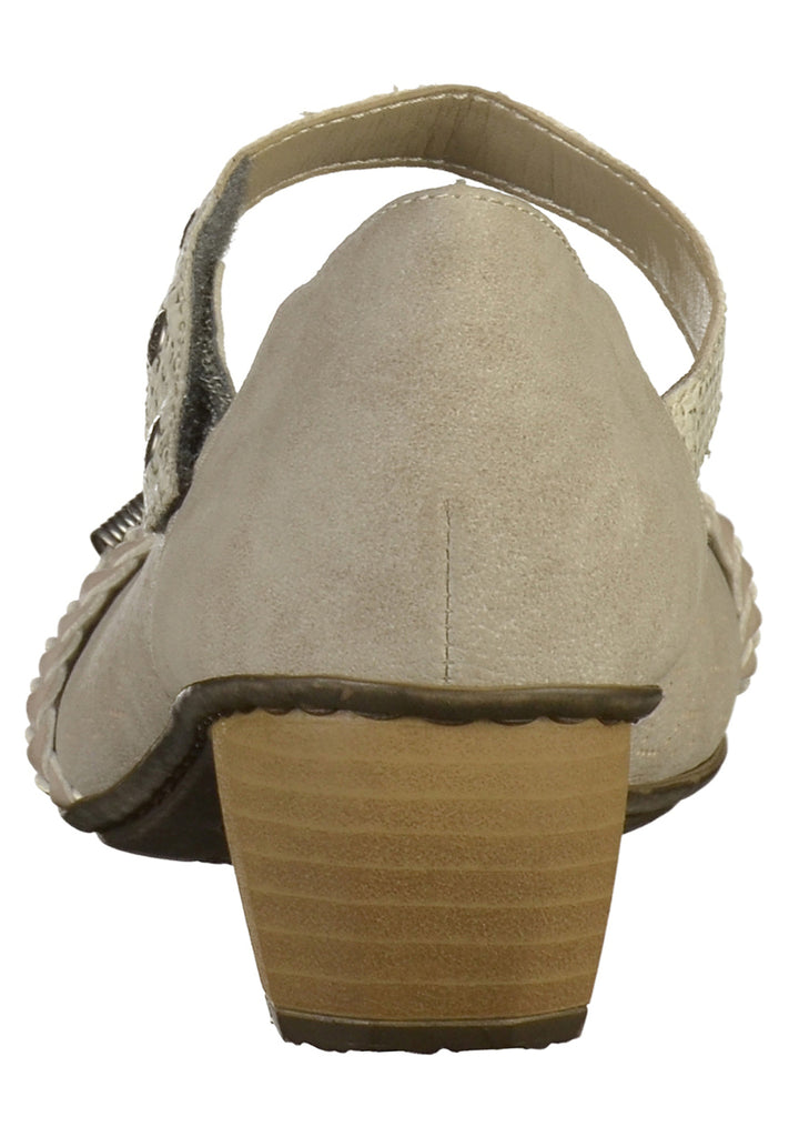 Rieker Pumps Textil Grau - surf4shoes