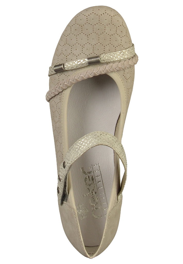 Rieker Pumps Textil Grau - surf4shoes