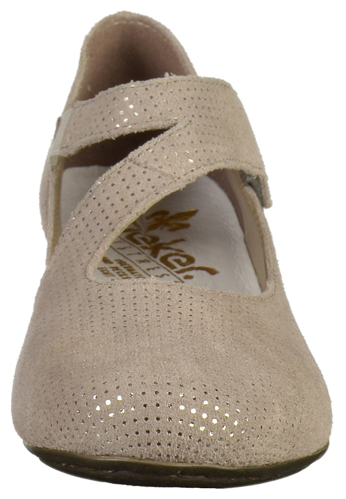 Rieker Pumps Leder Grau - surf4shoes