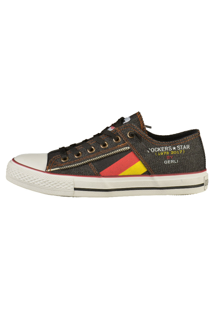 Dockers Sneaker Canvas Schwarz - surf4shoes