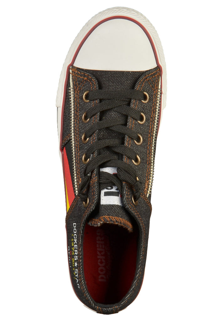 Dockers Sneaker Canvas Schwarz - surf4shoes