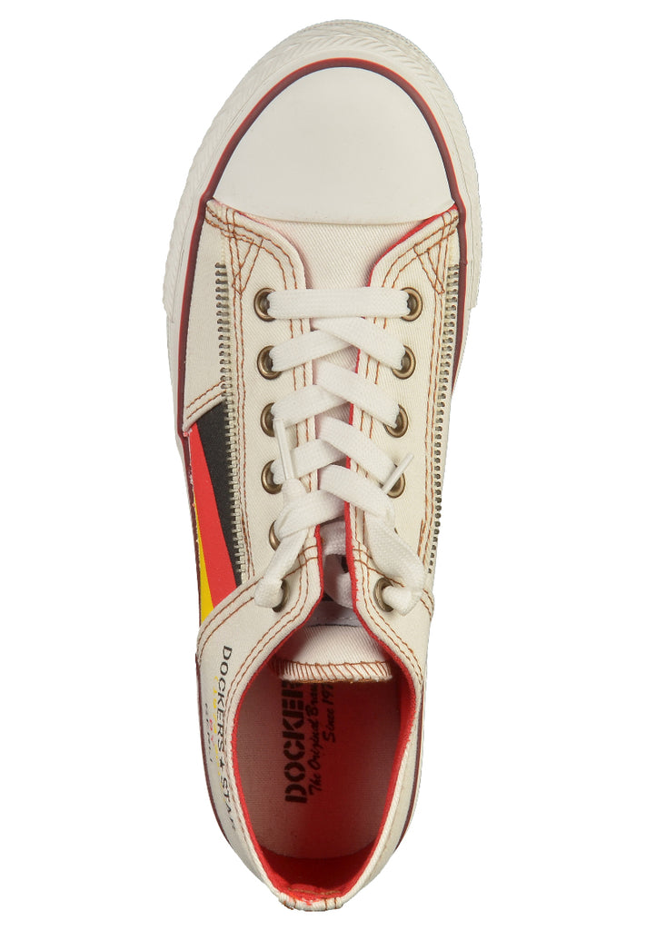 Dockers Sneaker Canvas Weiß - surf4shoes