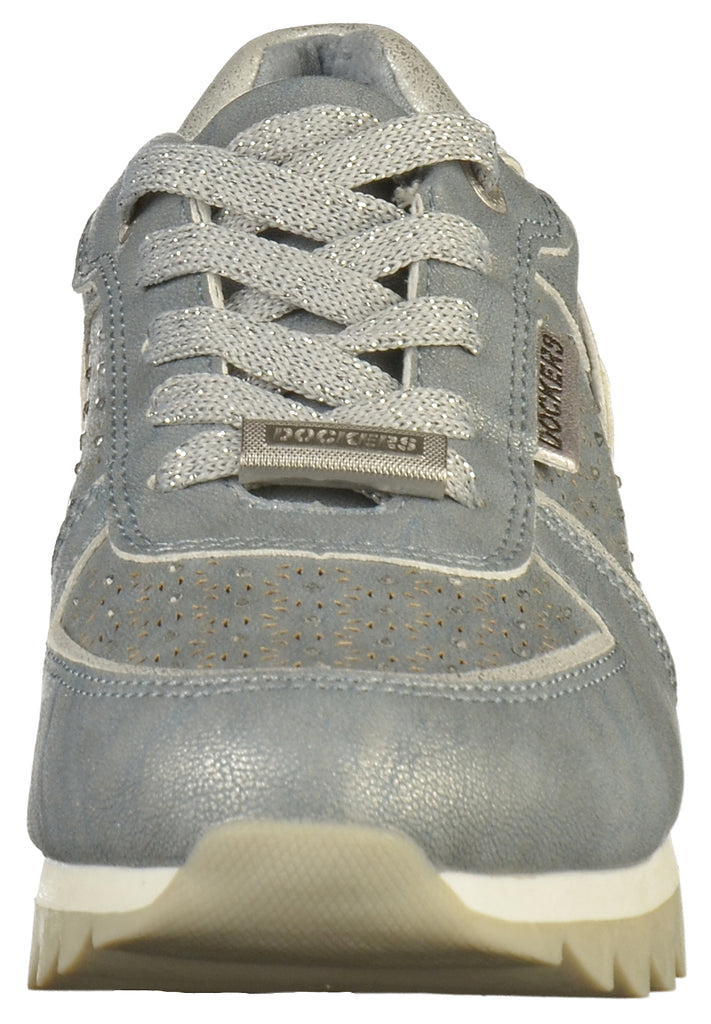 Dockers Sneaker Lederimitat Hellblau - surf4shoes