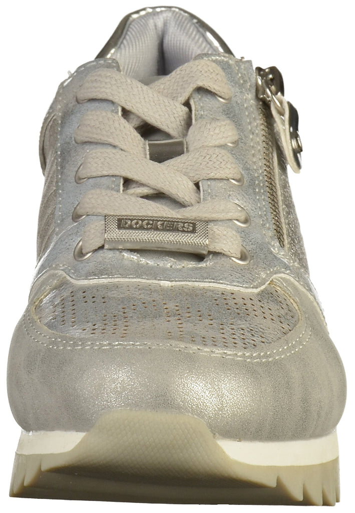 Dockers Sneaker Lederimitat Silber - surf4shoes