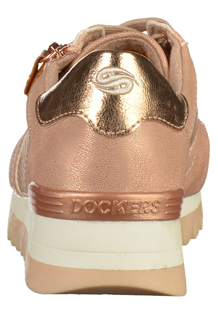 Dockers Sneaker Lederimitat Rosa - surf4shoes