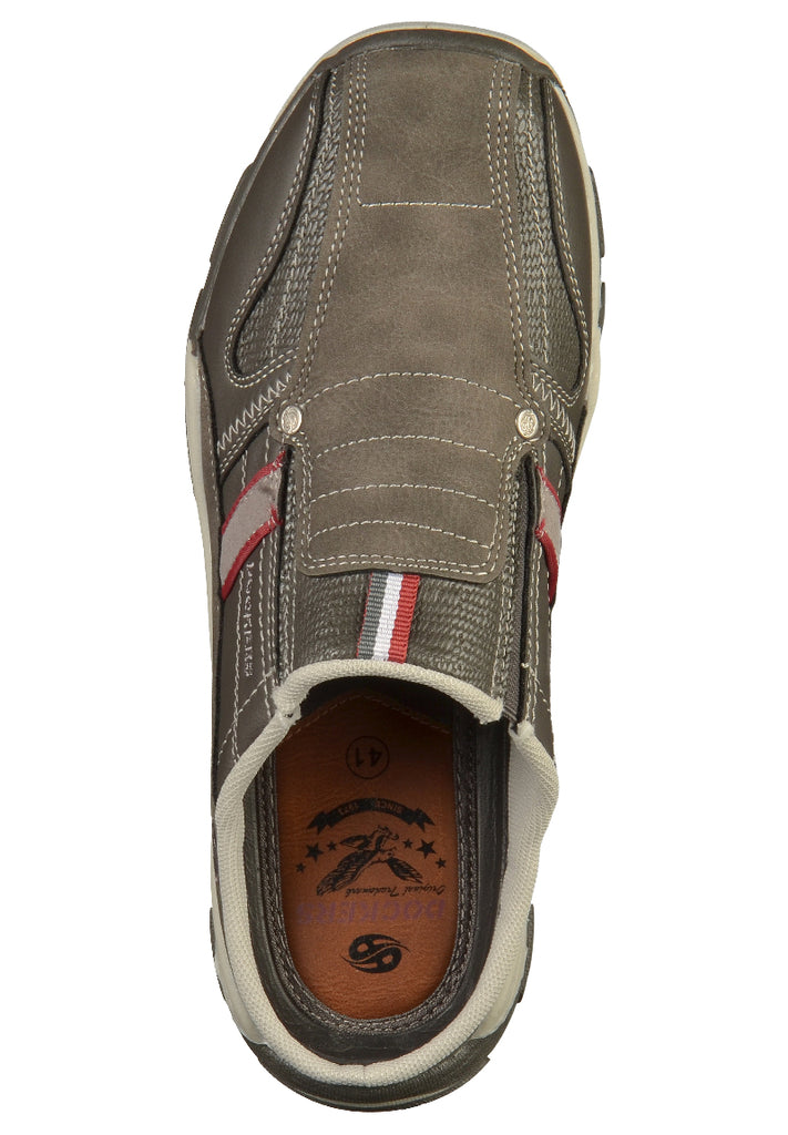 Dockers Clogs Lederimitat Grau - surf4shoes