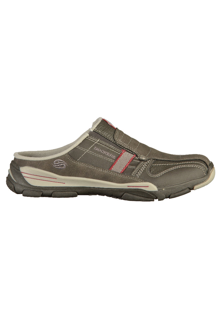 Dockers Clogs Lederimitat Grau - surf4shoes