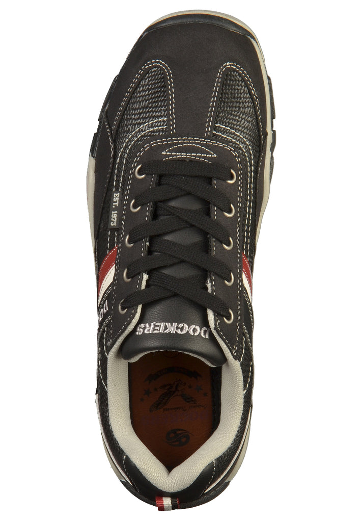 Dockers Sneaker Lederimitat Schwarz - surf4shoes