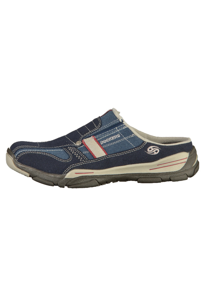 Dockers Clogs Lederimitat Navy - surf4shoes