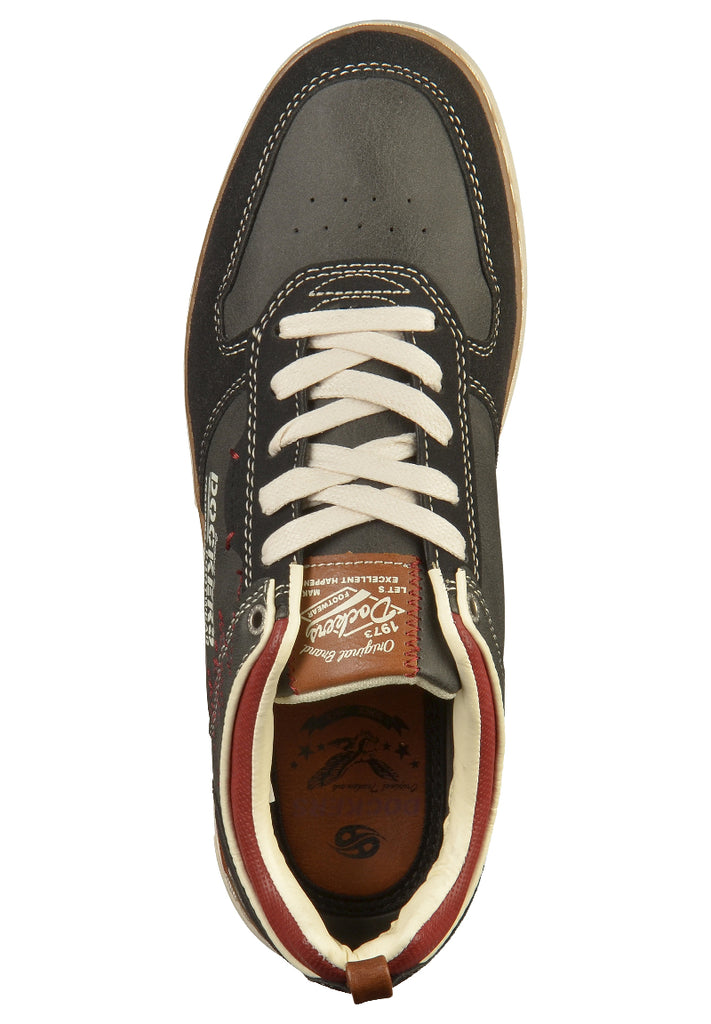 Dockers Sneaker Lederimitat Schwarz - surf4shoes