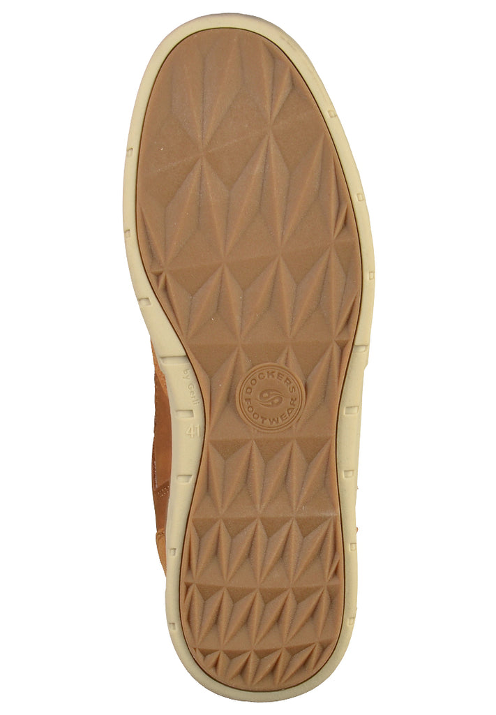 Dockers Sneaker Lederimitat Cognac - surf4shoes
