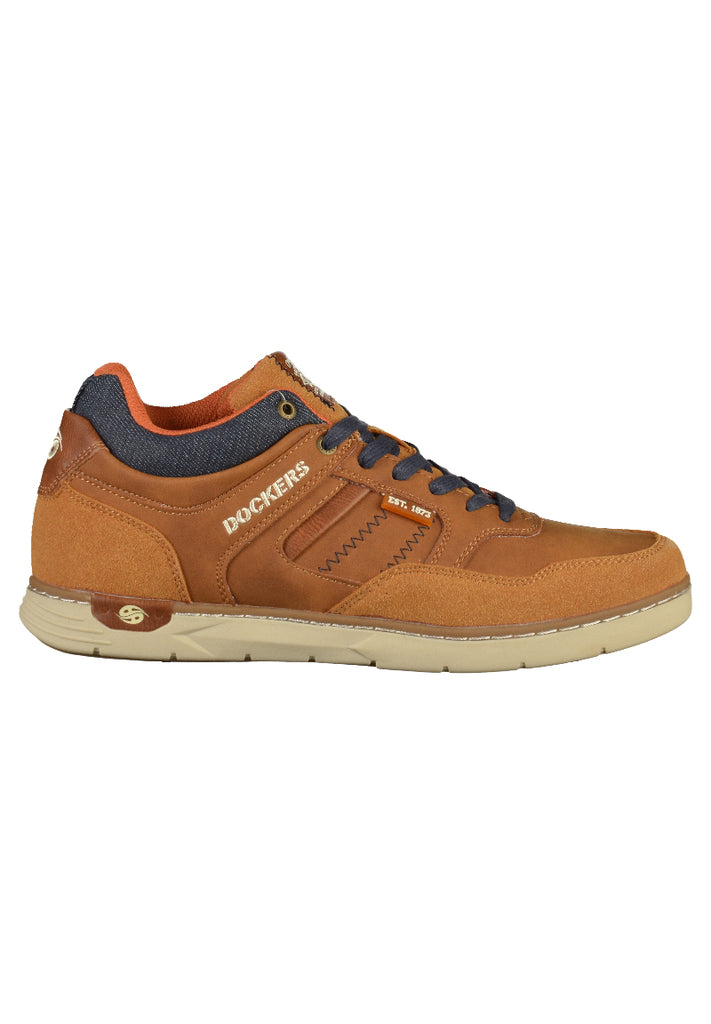 Dockers Sneaker Lederimitat Cognac - surf4shoes