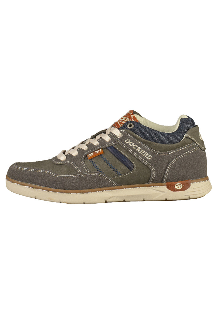 Dockers Sneaker Lederimitat Dunkelgrau - surf4shoes