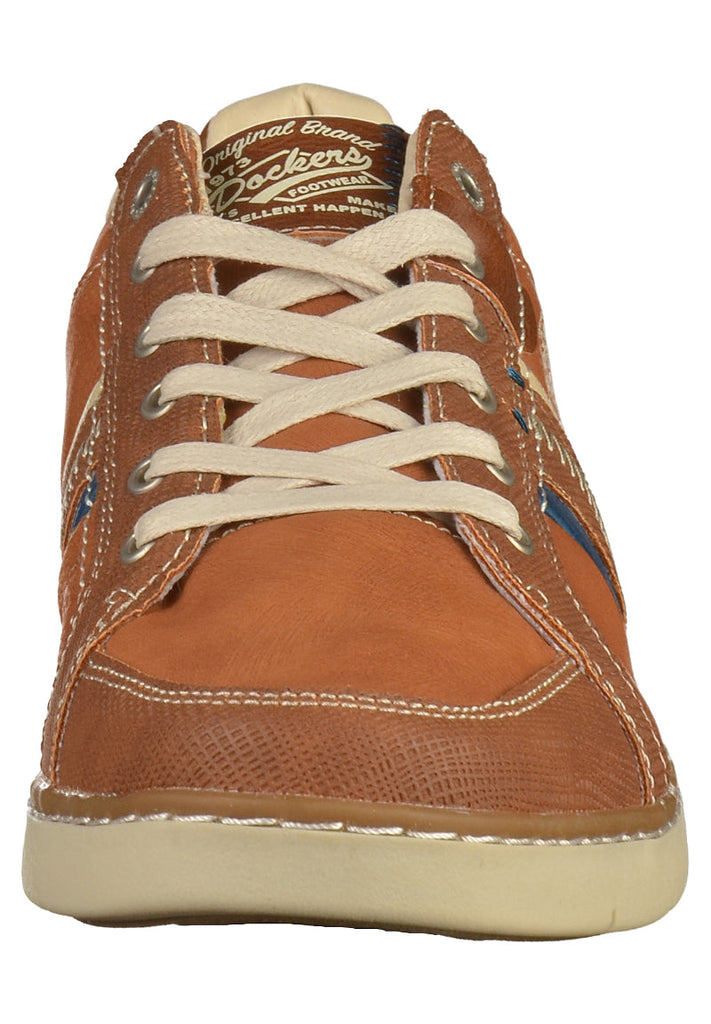 Dockers Sneaker Lederimitat Cognac - surf4shoes