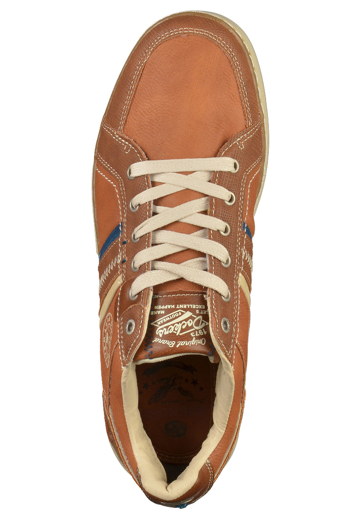 Dockers Sneaker Lederimitat Cognac - surf4shoes