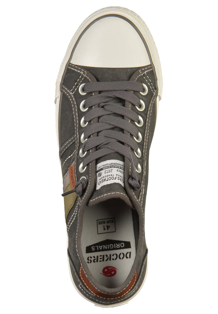 Dockers Sneaker Canvas Grau - surf4shoes
