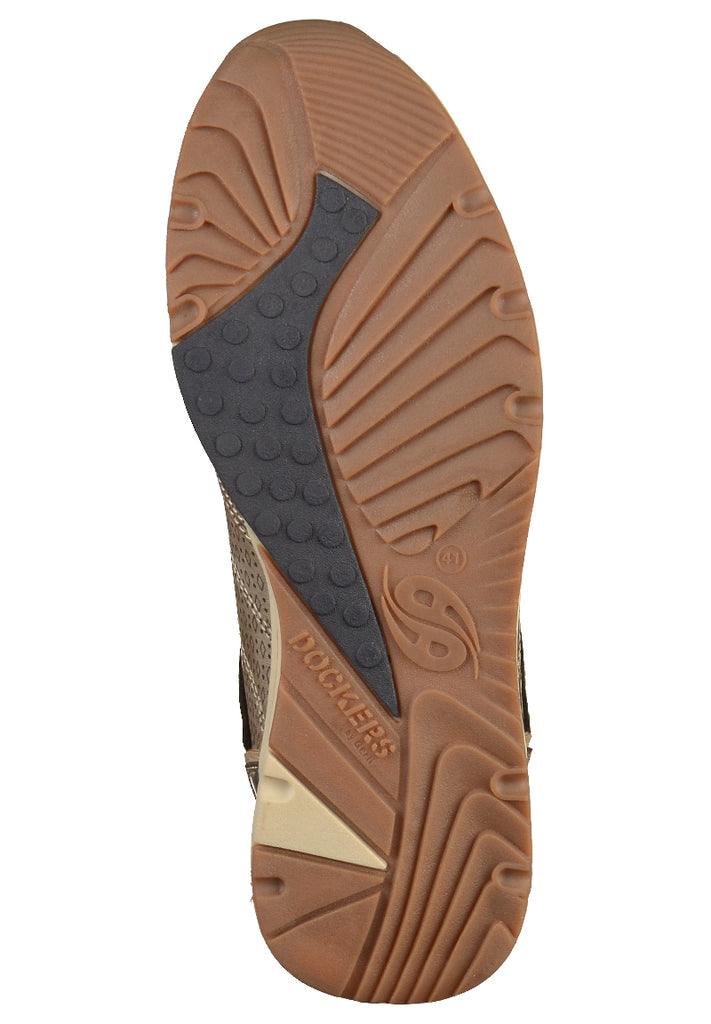 Dockers Sneaker Lederimitat Dunkelbraun - surf4shoes