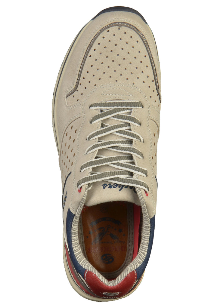 Dockers Sneaker Lederimitat Hellgrau - surf4shoes