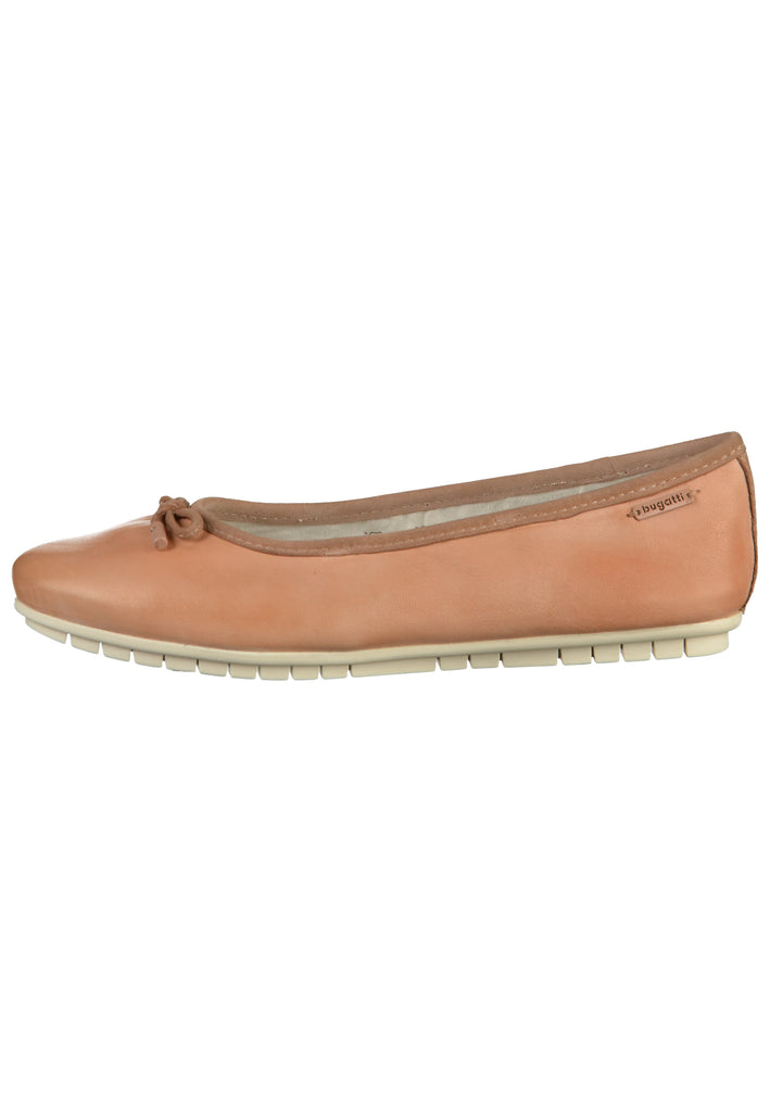 Bugatti Ballerinas Glattleder Rose - surf4shoes