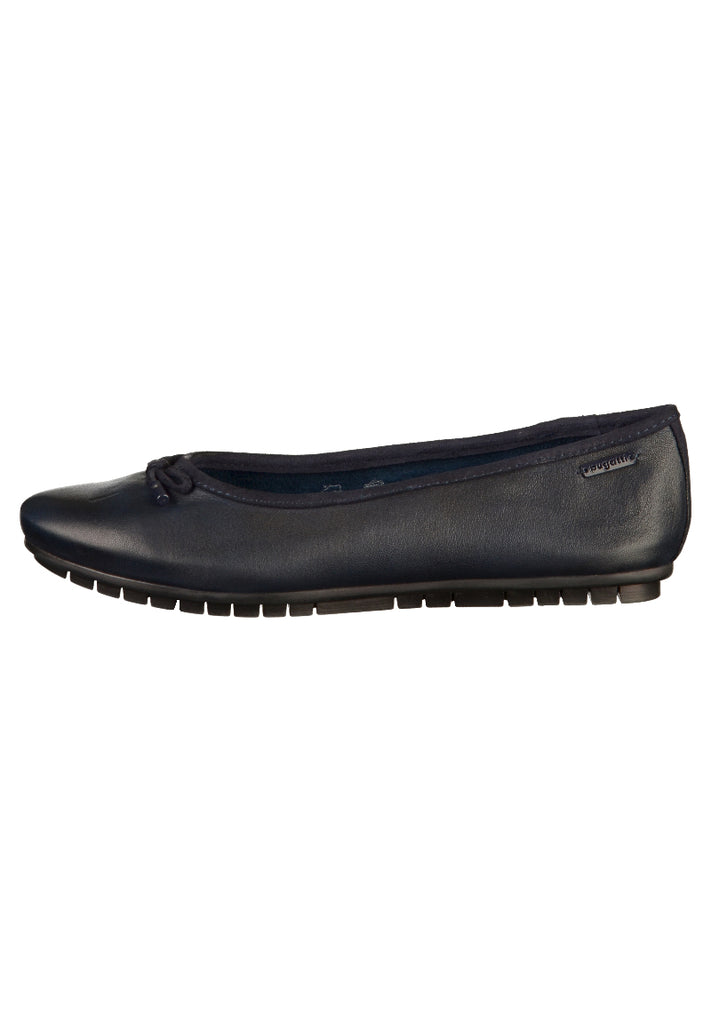 Bugatti Ballerinas Glattleder Dunkelblau - surf4shoes
