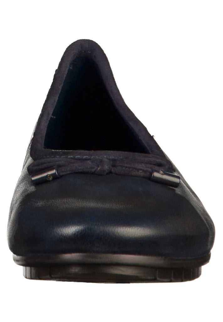 Bugatti Ballerinas Glattleder Dunkelblau - surf4shoes