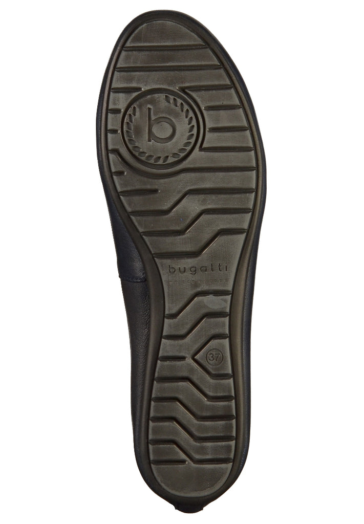 Bugatti Ballerinas Glattleder Dunkelblau - surf4shoes