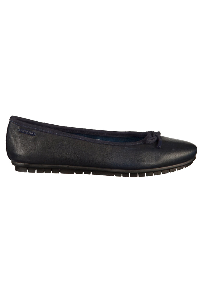 Bugatti Ballerinas Glattleder Dunkelblau - surf4shoes