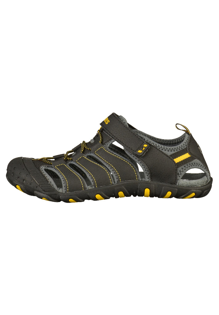 Dockers Sandalen Lederimitat/Textil Schwarz - surf4shoes