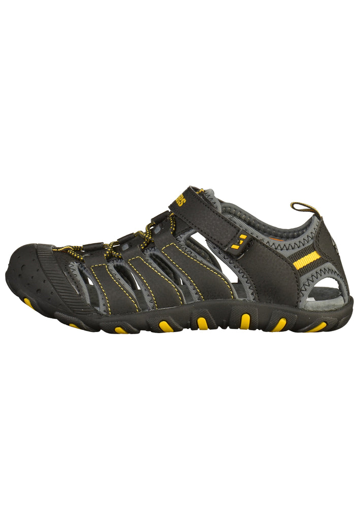 Dockers Sandalen Lederimitat/Textil Schwarz - surf4shoes