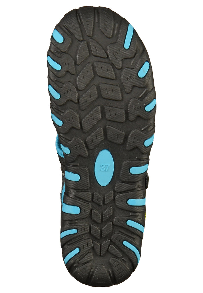 Dockers Sandalen Lederimitat/Textil Schwarz - surf4shoes