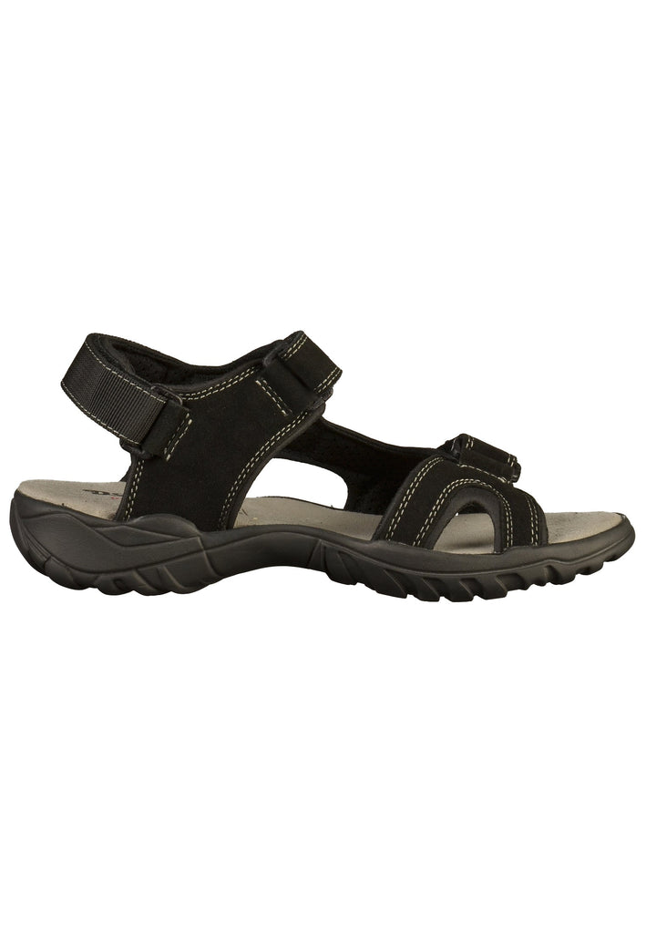 Dockers Sandalen Leder Schwarz - surf4shoes